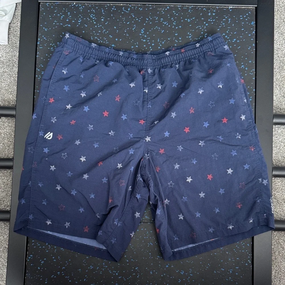 Eddie Bauer Blue Mesh-Lined Shorts